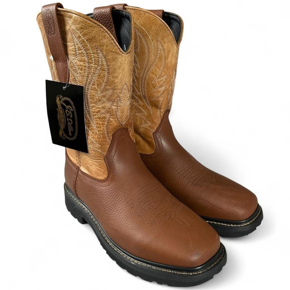 NWT J. B. Dillon Reserve men’s leather cowboy boots size 9EW